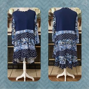 Patchwork HighLow XL top